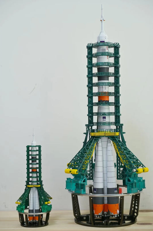 Soyz 2.1A on the launch pad Russian rocket high quality model